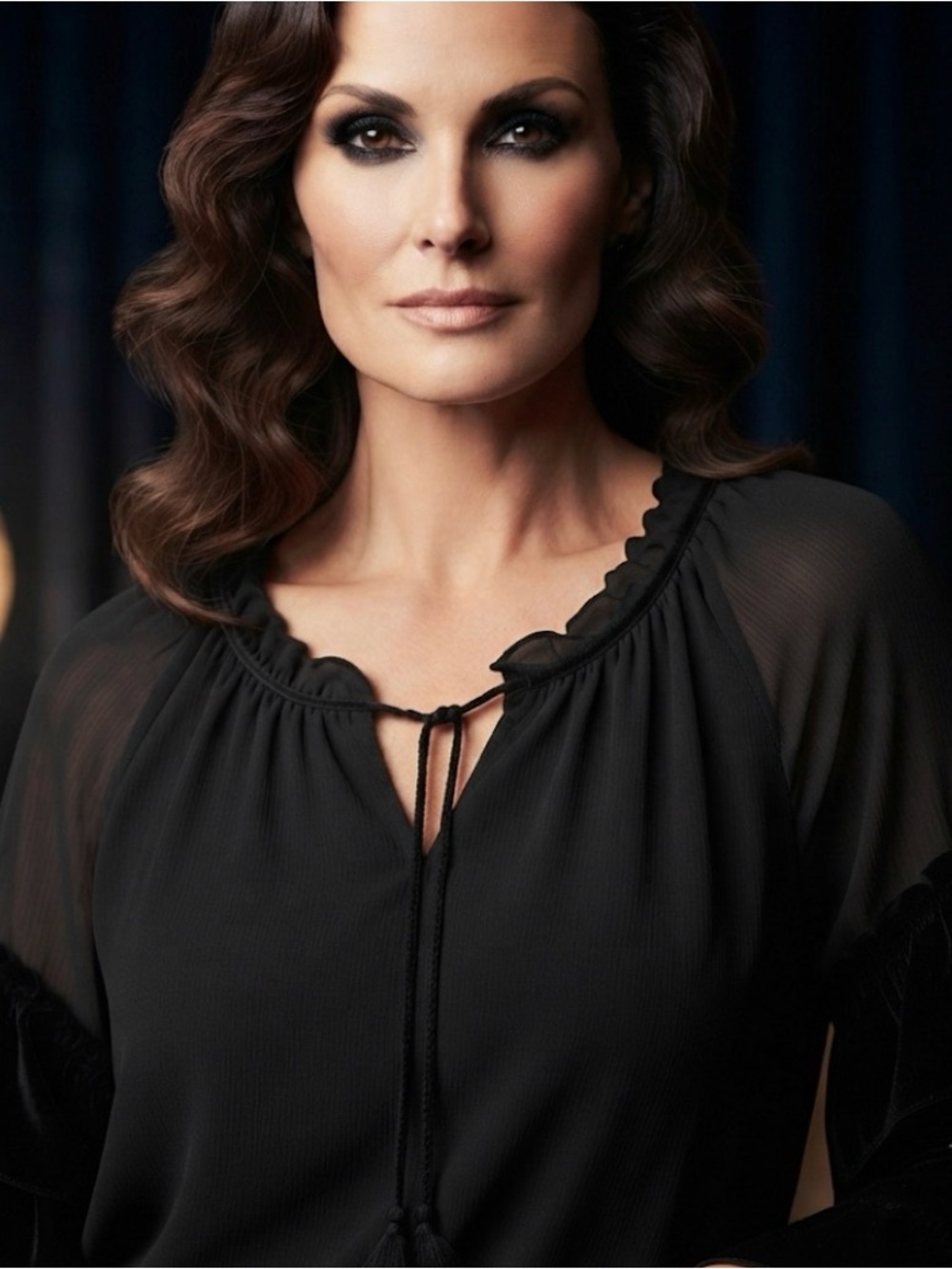 Style & Co black dress top